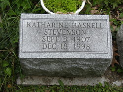 Katharine <I>Haskell</I> Stevenson 