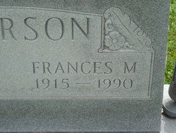 Frances Marie <I>Conrad</I> Anderson 