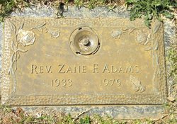 Rev Zane French Adams 