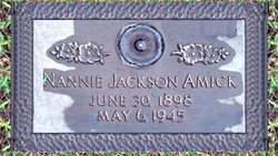 Nannie Estelle <I>Jackson</I> Amick 
