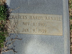 Frances <I>Hardy</I> Arnall 