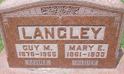 Mary Elizabeth <I>Rorick</I> Langley 