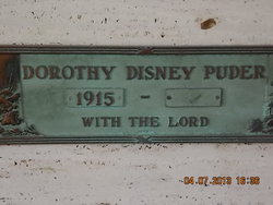 Dorothy Louise <I>Disney</I> Puder 