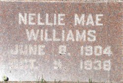 Nellie Mae <I>Downey</I> Williams 