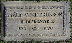 Mary Vere <I>Barnes</I> Brunson 