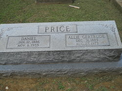 Allie Gertrude <I>Byrd</I> Price 