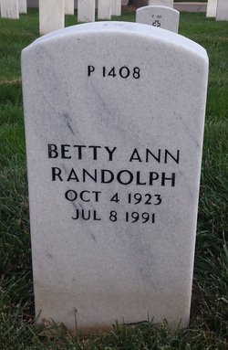 Betty Ann <I>Ball</I> Randolph 