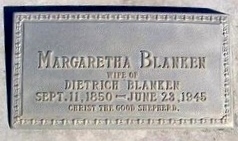 Margaretha <I>Stelling</I> Blanken 