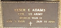 Leslie Edward Adams 