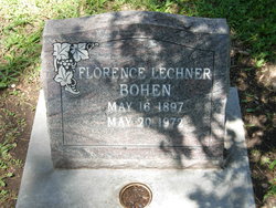 Florence Josephine <I>Lechner</I> Bohen 