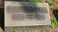 Elizabeth <I>Herbst</I> Gabel 