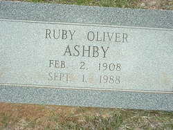 Ruby Estelle <I>Oliver</I> Ashby 