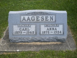 Anna Serena “Annie” <I>Burenson</I> Aagesen 