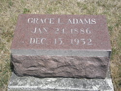 Grace L <I>Osterday</I> Adams 