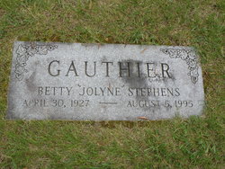 Betty Jolyne <I>Stephens</I> Gauthier 