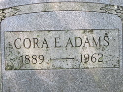 Cornelia “Cora” <I>Erhart</I> Adams 