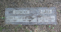 Jean <I>Duncan</I> Lake 