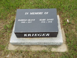Mary Janet <I>Young</I> Krieger 