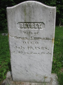 Elizabeth “Betsey” <I>Tuttle</I> Corson 