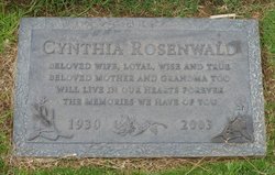 Cynthia Rosenwald 