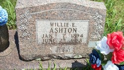 Willie Ernest Ashton 