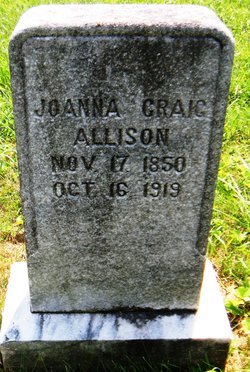 Joanna <I>Craig</I> Allison 