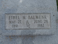 Ethel May <I>Collier</I> Baumunk 