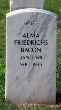 Alma <I>Friedrichs</I> Bacon 