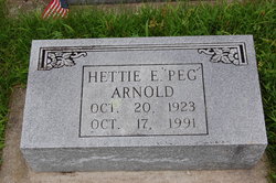 Hettie Elma “Peg” <I>Carroll</I> Arnold 