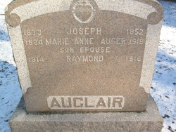 Marie Anne <I>Auger</I> Auclair 