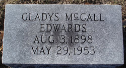 Gladys Winifred <I>McCall</I> Edwards 
