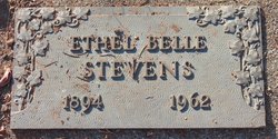 Ethel Belle <I>Banks</I> Stevens 