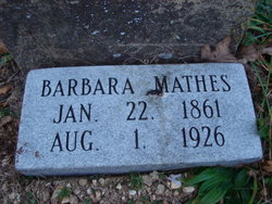 Barbara Elizabeth <I>Asher</I> Mathes 