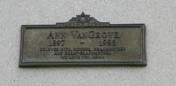 Anna <I>Weinberg</I> Vangrove 