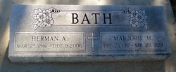 Marjorie May <I>Abeldt</I> Bath 