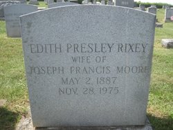 Edith Presley <I>Rixey</I> Moore 
