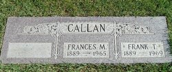Frances M <I>McGinn</I> Callan 