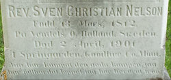 Rev Sven Christian Nelson 