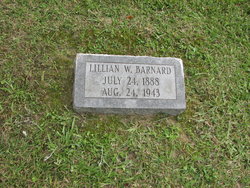 Lillian W <I>Williams</I> Barnard 