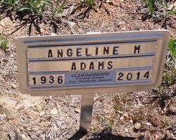 Angeline Mary “Angie” <I>King</I> Adams 