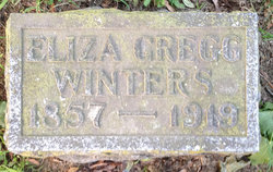 Elizabeth G “Eliza” <I>Gregg</I> Winters 