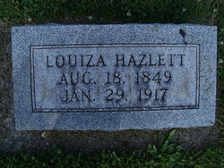 Louiza <I>Shipley</I> Hazlett 
