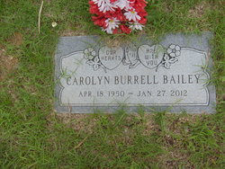 Carolyn <I>Burrell</I> Bailey 