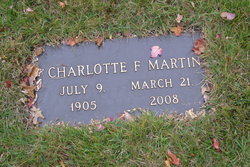 Charlotte Forsyth “Lottie” <I>Mackintosh</I> Martin 