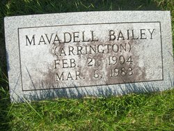 Mavadell <I>Arrington</I> Bailey 