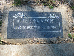 Alice Edna <I>Randle</I> Alvord 