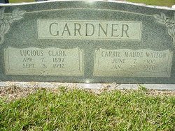 Carrie Maude <I>Watson</I> Gardner 