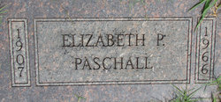 Elizabeth <I>Pierce</I> Paschall 