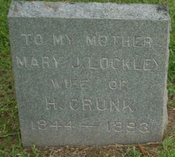 Mary J <I>Lockley</I> Crunk 
