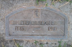 Vera <I>Dix</I> Adler 